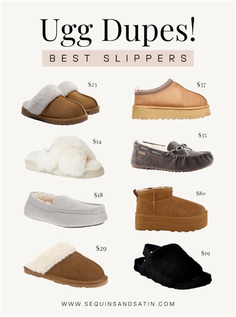 ugg slipper shoe dupe|best ugg slipper dupes.